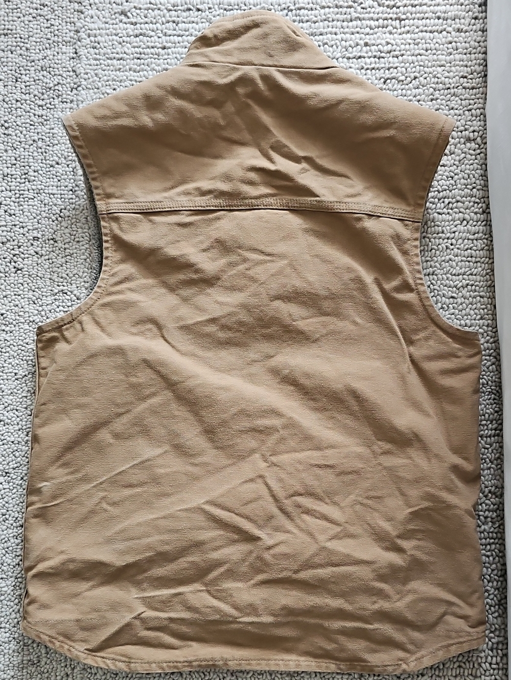 SOLD Carhartt 14806 Duck Canvas Mock Vest Medium Regular - Picture 5 of 7
